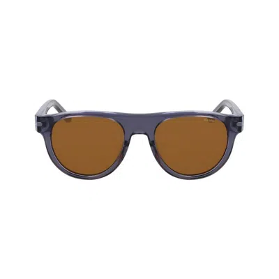 Nike Crescent Iii 54mm Round Sunglasses In Blue
