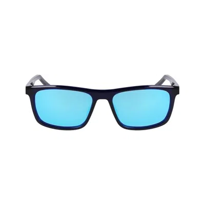 Nike Embar 56mm Polarized Square Sunglasses In Blue