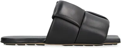 Bottega Veneta Patch Leather Mules In Multi