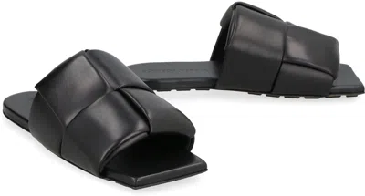 Bottega Veneta Patch Leather Mules In Multi