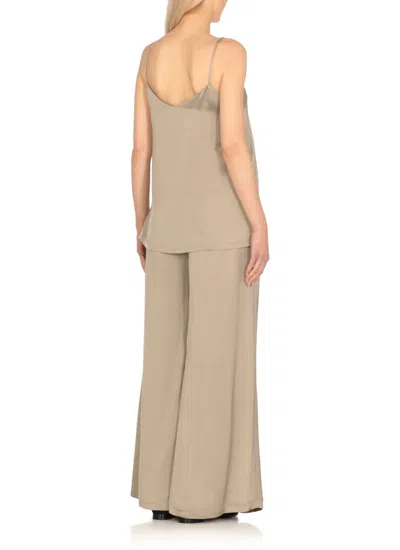 Fabiana Filippi Brown Viscose Top In Brown