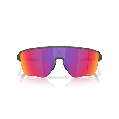 Oakley Womens Black Oo9248 Corridor Shield-shape Acetate Sunglasses In Multi