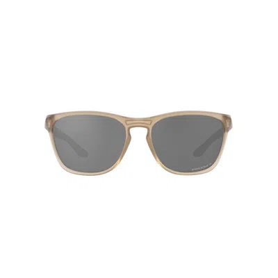 Oakley Manorburn Prizom Black Polarized Square Unisex Sunglasses Oo9479 947917 56 In Gray