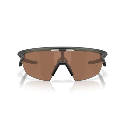Oakley Sphaera Shield-frame Sunglasses In Burgundy
