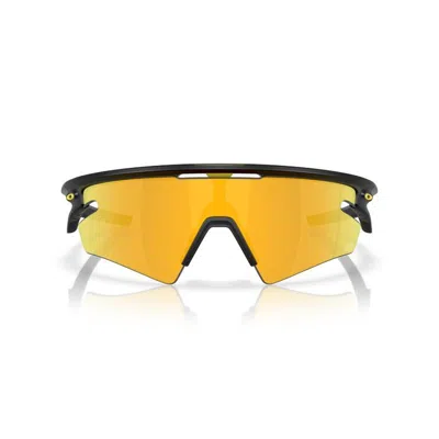 Oakley Sphaere Prizm 24k Polarized Shield Unisex Sunglasses Oo9403 940304 36 In Yellow