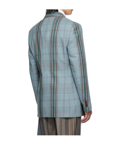 Vivienne Westwood Blue Loose Db Blazer In Blue