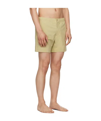 Polo Ralph Lauren Beige 6-inch Polo Prepster Swim Shorts In Yellow