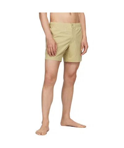 Polo Ralph Lauren Beige 6-inch Polo Prepster Swim Shorts In Yellow