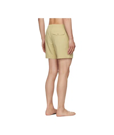 Polo Ralph Lauren Beige 6-inch Polo Prepster Swim Shorts In Yellow