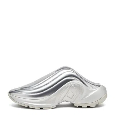 Diesel S-d Runner Sneakers In Silver