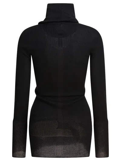 Rick Owens Long-sleeved Sweater In Animal Print
