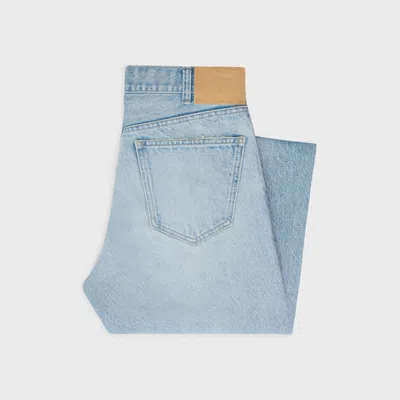 Celine Kurt Straight-leg Distressed Jeans In Blue