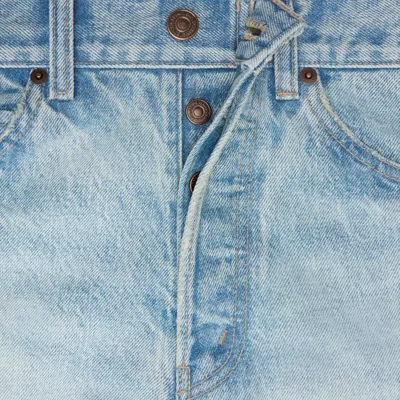 Celine Kurt Straight-leg Distressed Jeans In Blue