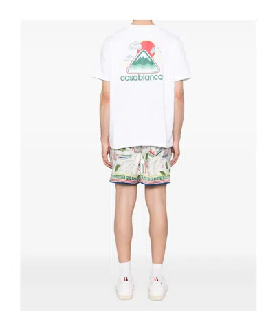 Casablanca Mountains Waves Print T-shirt