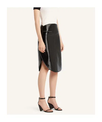 Courrèges Courreges Black Cotton Blend Skirt