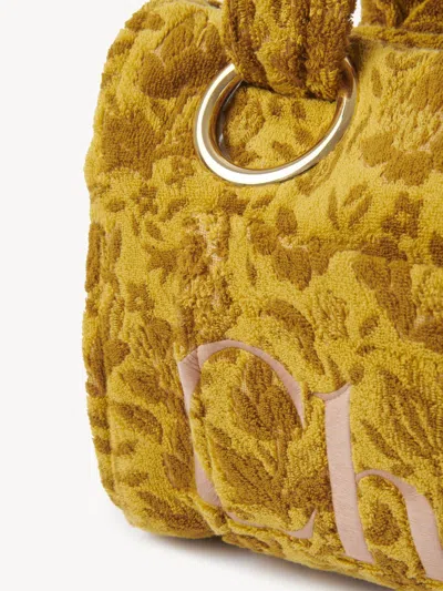 Chloé Large  Plage Tote Bag In Jacquard Terry