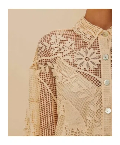 Farm Rio Long-sleeved Shirt In Neutral