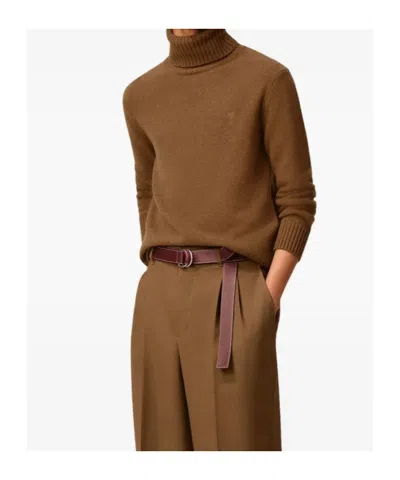 Ami Alexandre Mattiussi Ami Roll-neck Sweater With Ribbed Texture