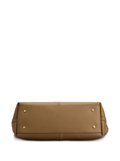 Tod's Tote Bag With Gold-tone Hardware And Metal Feet