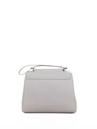 Orciani Sveva Soft Medium Leather Shoulder Bag With Strap