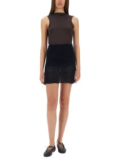 Paloma Wool Brown Micromodal Tops In Brown