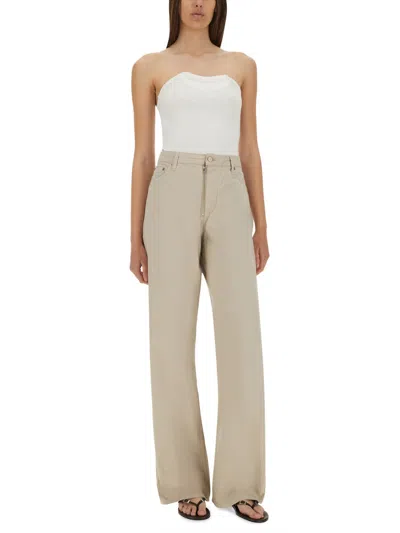 Paloma Wool White Organic Cotton Tops In Neutral
