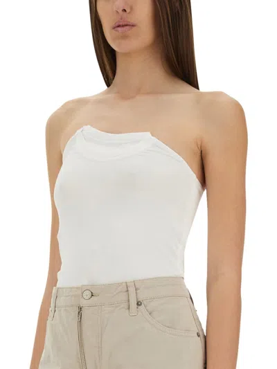 Paloma Wool White Organic Cotton Tops In Neutral