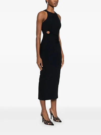Patrizia Pepe Piercing-detail Midi Dress
