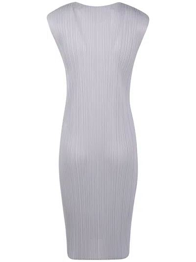Issey Miyake Pleats Please By  Basics Sleeveless Mini Dress