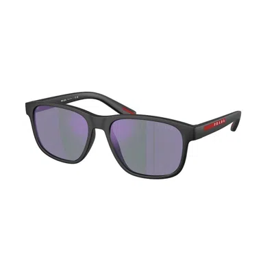 Prada Linea Rossa Man Sunglass Ps 06ys In Black