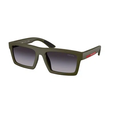 Prada Linea Rossa Man Sunglass Ps 04zs In Green