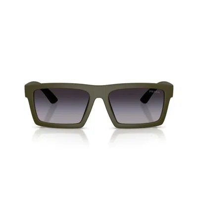 Prada Linea Rossa Man Sunglass Ps 04zs In Green