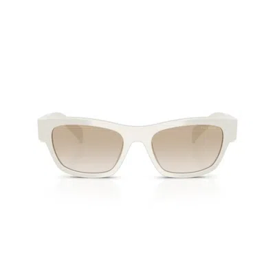 Prada Rectangle-frame Sunglasses In Neutral
