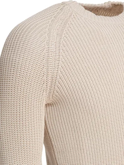 Rakkì Rakki Cotton Beige Knitwear In Neutral
