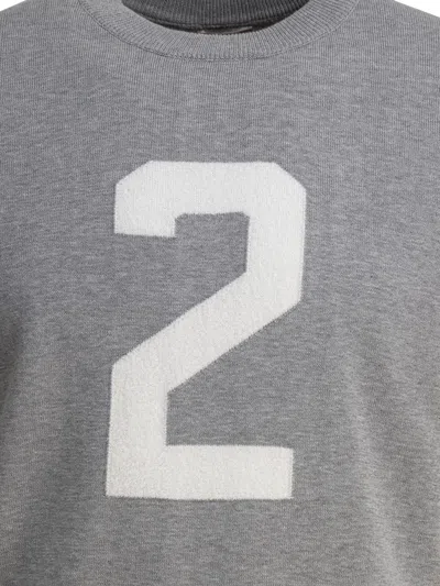 Rakkì Rakki Cotton Grey T-shirt In Gray