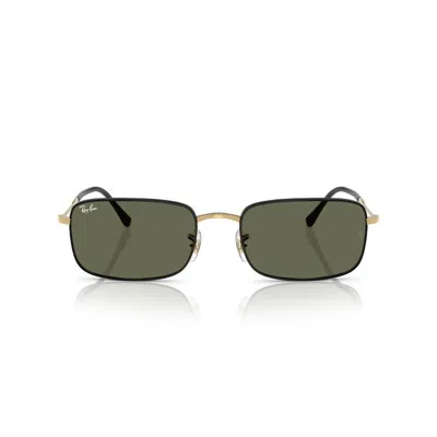 Ray Ban Rb3746 Sunglasses Arista Frame Green Lenses Polarized 59-20 In Gray