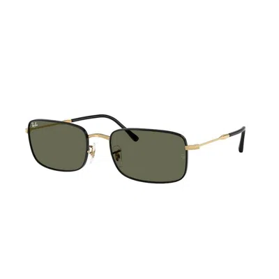 Ray Ban Rb3746 Sunglasses Arista Frame Green Lenses Polarized 59-20 In Gray