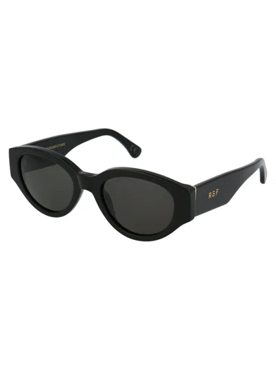 Retrosuperfuture Black Acetate Sunglasses In Black