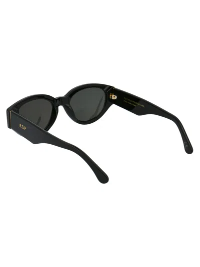 Retrosuperfuture Black Acetate Sunglasses In Black
