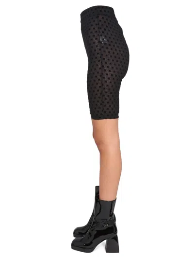 Rotate Birger Christensen Rotate Birgerchristensen Bermuda With Logo In Black