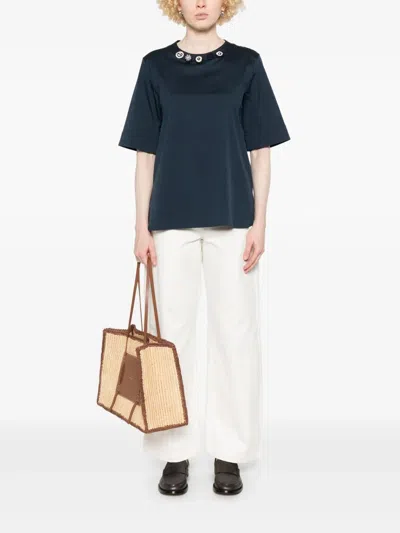 S Max Mara Top Dora In Blue
