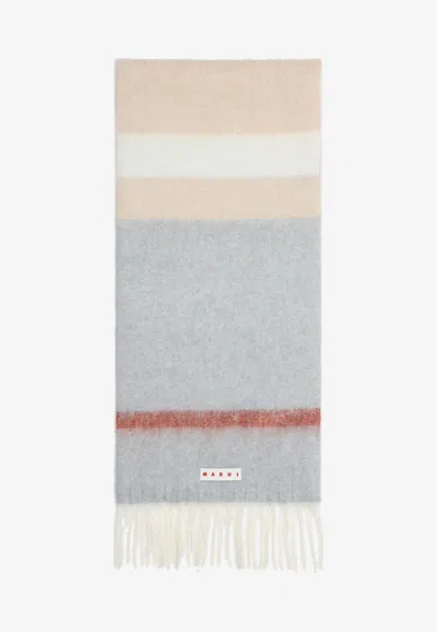 Marni Alpaca-blend Fringed Scarf