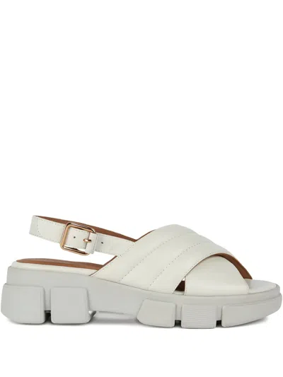 Geox Lisbona Sandals In Gray