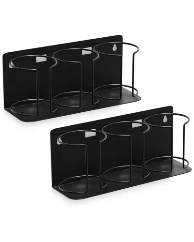 Sorbus Pack Of 2 Magnetic Stanley Cup Holders For 3 Cups In Transparent