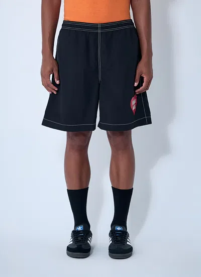 Human Made Logo Motif Shorts In Blue