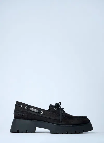 Alexander Wang Women Suede Carson Boat Loafers