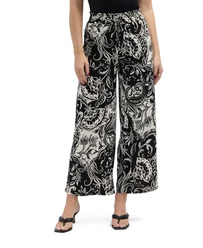 Ellen Tracy Women's Wide Leg Pant With Smocking