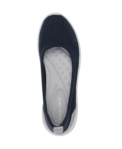 Easy Spirit Glitz 2 Womens Knit Slip On Walking Shoes In Blue