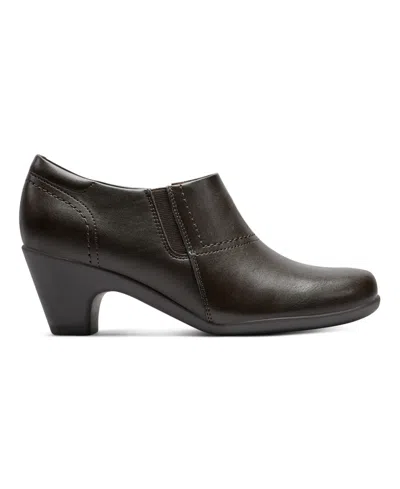 Easy Spirit Women's Caine Side Zipper Block Heel Shooties