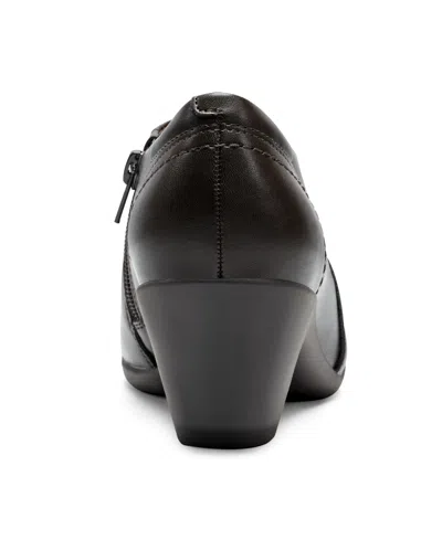 Easy Spirit Women's Caine Side Zipper Block Heel Shooties